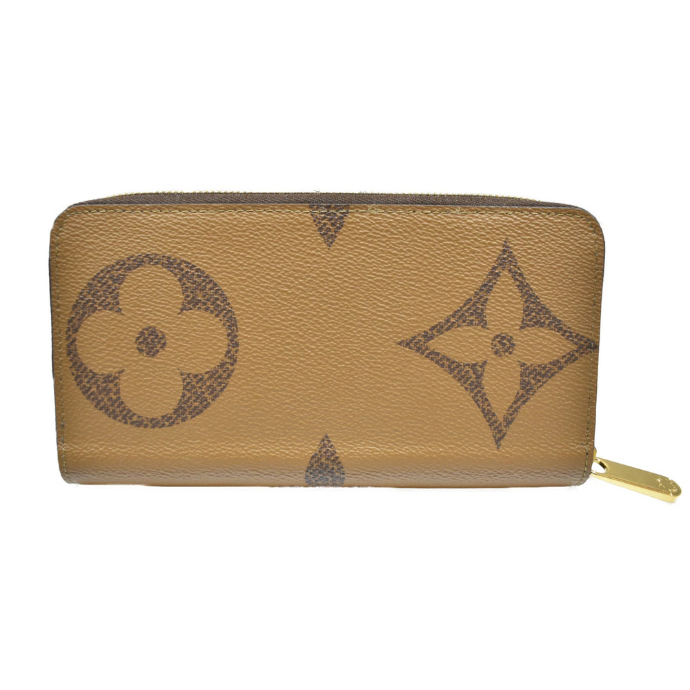 LOUIS VUITTON Zippy Wallet Long Round Zipper Monogram Giant Canvas Brown - Picture 2 of 10